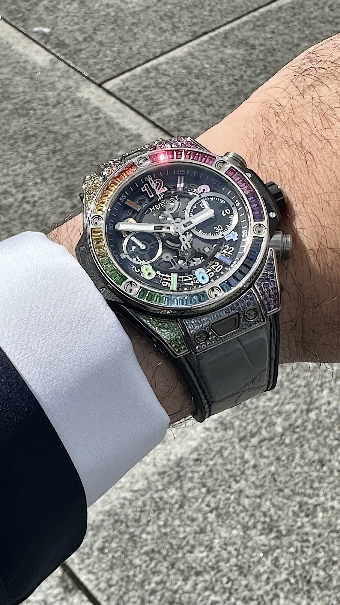 Hublot Big Bang Unico Titanium Rainbow