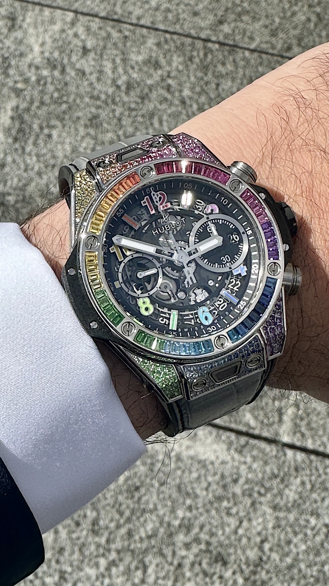 Hublot Big Bang Unico Titanium Rainbow