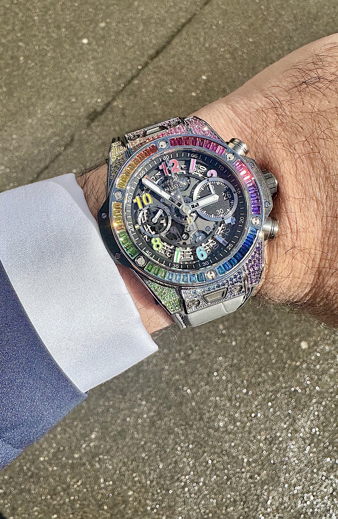 Hublot Big Bang Unico Titanium Rainbow