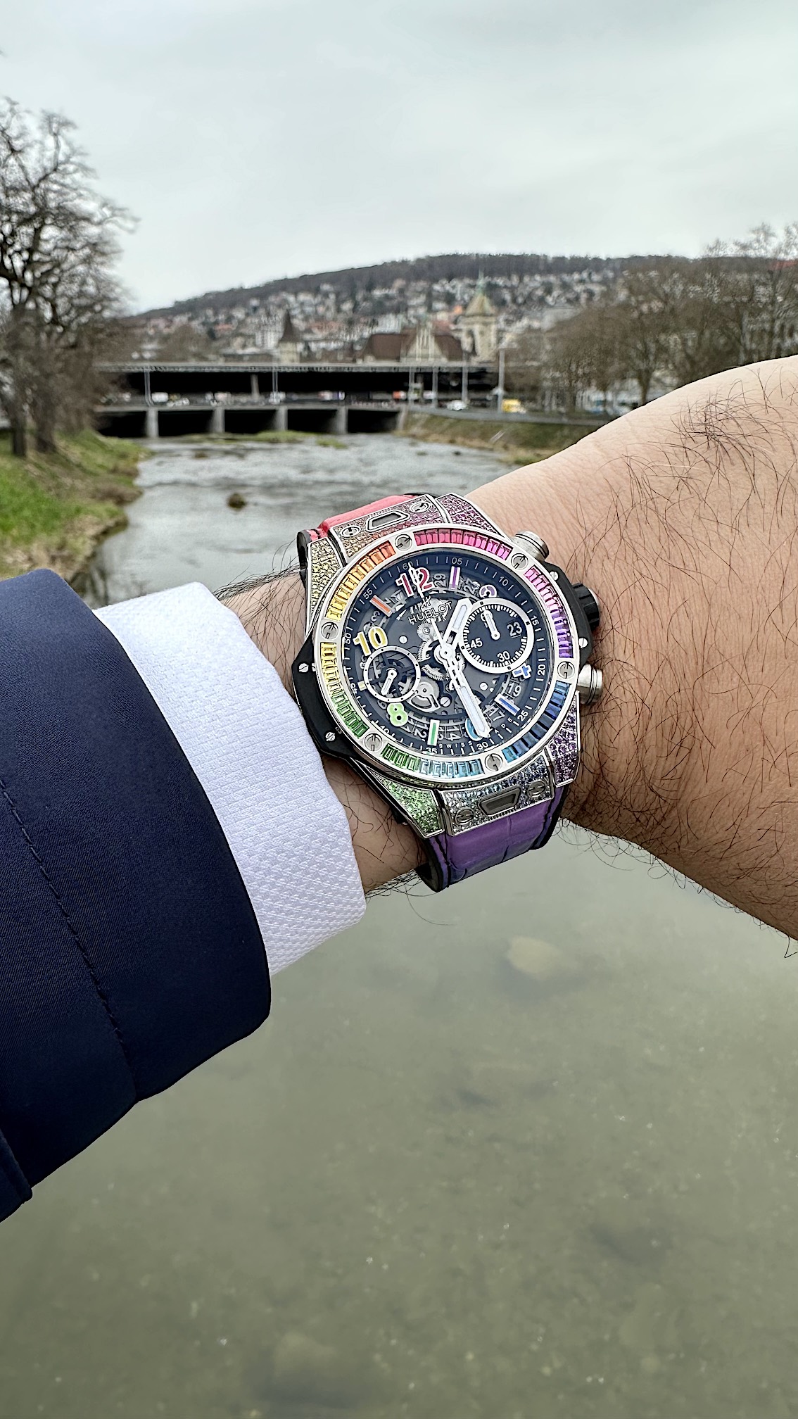 Hublot Big Bang Unico Titanium Rainbow