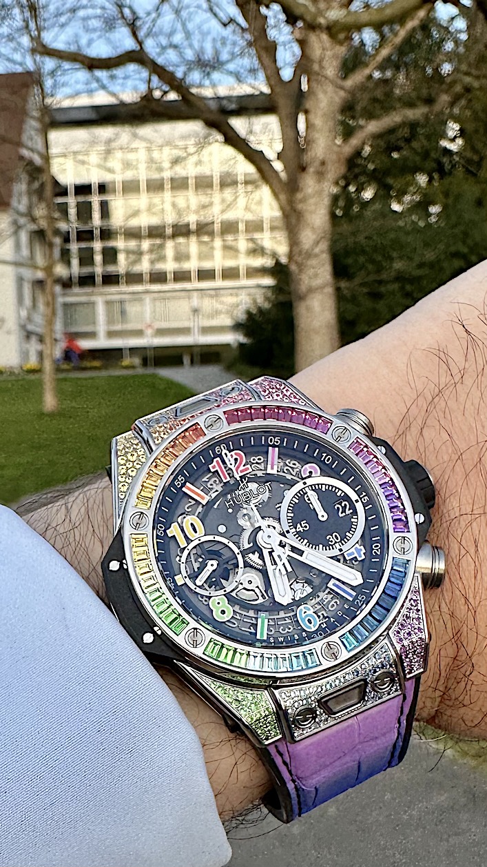 Hublot Big Bang Unico Titanium Rainbow