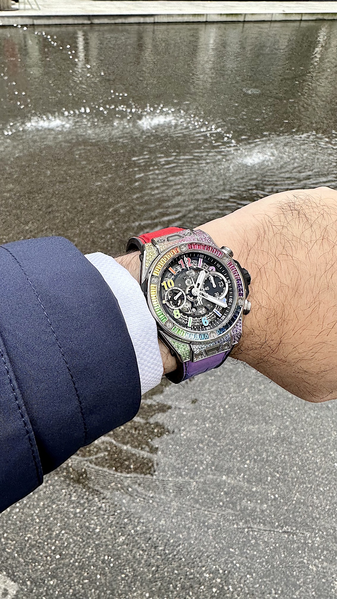 Hublot Big Bang Unico Titanium Rainbow