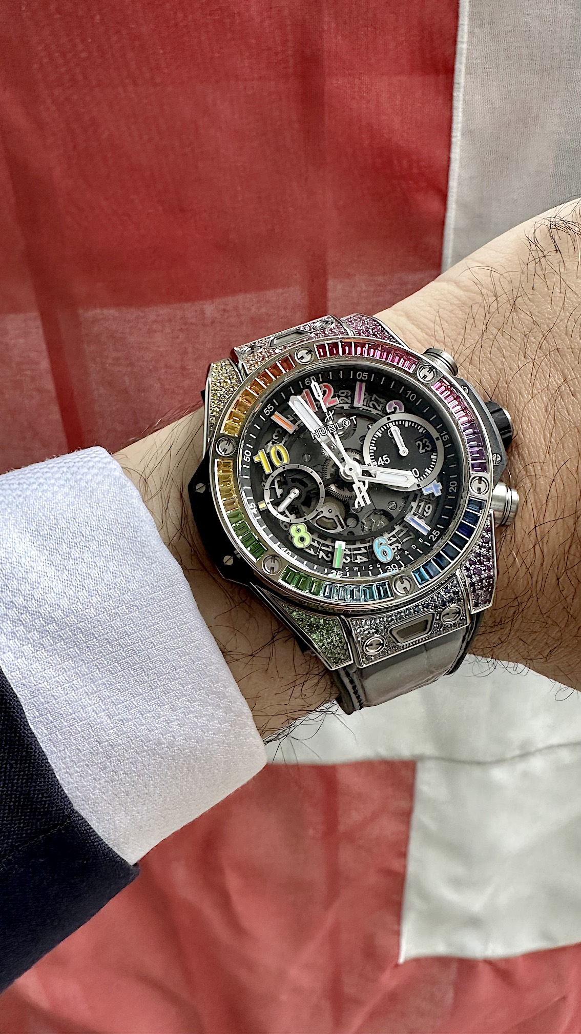 Hublot Big Bang Unico Titanium Rainbow